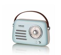 Haeger rb-blu.002a radio portátil turquesa