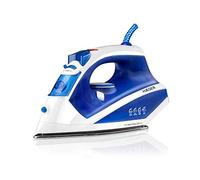 HAEGER STEAM RIVER - Plancha de Vapor 2200W, Base en INOX, sistema antical,anti-goteo y auto-limpieza, vapor vertical, regulador de vapor - 30g, capacidad de 260ml
