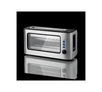 Haeger - TO-100.014A tostadora 6 2 rebanada(s) 1000 W Negro, Acero inoxidable