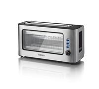 HAEGER Tostadora de Ventana Window - 1 Apertura Extra Ancha, 1000W, 6 Temperaturas, Acero Inoxidable