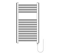 Haeger TW-15C.001A Toallero eléctrico 150W 70-40cm Cromo
