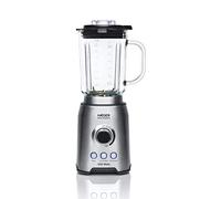 HAEGER ULTRA SMOOTHIE - Batidora de Vaso con 1200W de potencia, capacidad de 1,75L - jarra de vidrio de 1.75 L, cuchilla de TITANIO, trituradora de hielo + función 60 segundos