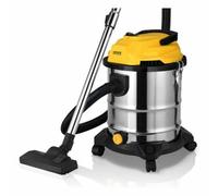 HAEGER VC-W&D.038A Aspirador de Solidos y Líquidos Work Force con 1200W de Potencia, Capacidad de 20L - Función de Drenage del Tanque, Filtro de Tela Lavable y Filtro de Esponja