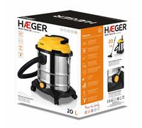 Haeger - VC-W&D.038A aspiradora 20 L Aspiradora de tambor Seca y húmeda 1200 W