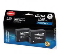 Hähnel HL-PLC12 Ultra Paquete doble - Panasonic DMW-BLC-12