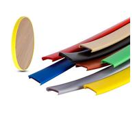 HAEKEBC Protector De Bordes De Mesa, Borde De Muebles con Bandas Borde De Goma Autoadhesivo De TPE Borde De Chapa De Goma para Restauración De Puertas Y Gabinetes(White,5mx30mm)