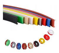 HAEKEBC Protectores De Bordes Con Bandas De Chapa En Forma De U, Tiras Protectoras De Bordes Autoblocantes, Protectores De Seguridad De Bordes Flexibles Para Restauración De Encimeras, Mesas(White,5mx