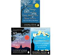 Haemin Sunim 3 Books Collection Set (The Things You Can See Only When You Slow Down, When Things Don’t Go Your Way, Love for Imperfect Things)