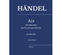 Händel - Air from Water Music: Suite No.1 in F major HWV348 for Piano Solo (Sheet Music)
