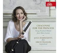 Haendel, Leclair : uvres pour flûte et clavecin. Semeradova, Traxler.