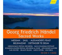 Haendel : uvres sacrées. Richter, Rilling, Stötzel, Beck.