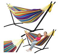 Hängematte Doble con Estructura para Jardín 200kg Bunt LEAN TOYS