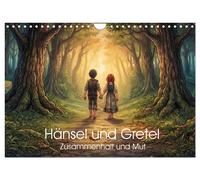 Hänsel und Gretel - Zusammenhalt und Mut (Wandkalender 2027 DIN A4 quer), CALVEN