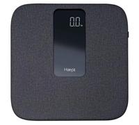 Haepi - Báscula electrónica de lino ultra suave con gran bandeja, gran pantalla, superficie de lino muy suave, diseño y precisión, capacidad máxima de 180 kg. Pilas incluidas