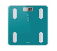 Haepi-Pesis personas impedancia de vidrio-Análisis corporal (masa grasa, masa ósea, masa muscular, masa hídrica)- IMC y Kcal- Diseño y preciso- Pilas incluidas- 15 años de garantía