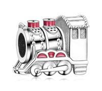 HAEPIAR 925 pulsera de plata esterlina colgante colgante regalo de cumpleaños de la niña del tren expreso femenino