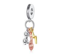 HAEPIAR Gafas de Harry & halo & flash Potter 925 pulsera de plata esterlina collar colgante regalo de cumpleaños femenino colgante