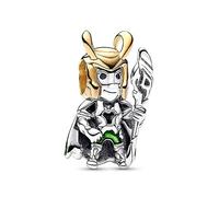 HAEPIAR S925 Sterling Silver Charm for Bracelet Necklace Charm Dangle L'uomo con lo scettro. for women girls birthday gifts