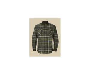 Härkila Camisa Pajala, cuadros oliva, talla XL