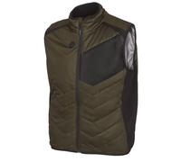 Härkila Chaleco calefactor, verde sauce/negro, talla XS
