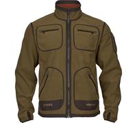 Härkila | Chaqueta de lana Kamko | Ropa de caza profesional y accesorios de caza | Calidad escandinava Made to Last, Dark Olive/Arabian Spice, M