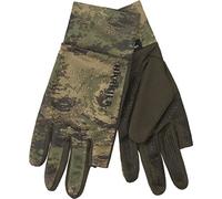 Härkila Deer Stalker Camo - Guantes de caza de camuflaje con protección contra insectos Tanatex® - Guantes de cazador con dedo tiro, talla XL
