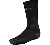 Härkila Calcetines Expedition cortos, Black Talla L