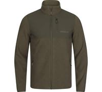 Härkila Fjell - Chaqueta de forro polar resistente al viento, manga larga con bolsillo en el pecho, chaqueta de entretiempo, forro polar cálido, verde, XL
