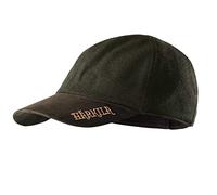 Härkila Gorra impermeable Metso Active Cap con acabado Bionic Finish® verde - Gorra de visera silenciosa y ligera para cazadores de lodo / lana con logotipo bordado Willow Green Large/X-Large