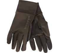 Härkila | Guantes Power Stretch | Tejido Polartec® Power Stretch® de Secado Rápido | Ropa y Equipamiento de Caza Profesional | Calidad Escandinava Duradera | Shadow brown, M