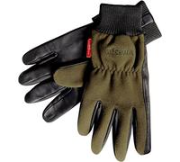 Härkila | Guantes Pro Shooter | Forro Polar Windstopper® Cortaviento y Transpirable | Ropa y Equipamiento de Caza Profesional | Calidad Escandinava Duradera | Shadow brown, L