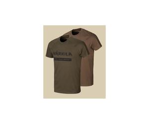 Härkila Logo T-Shirt 2er-pack ASDO talla M