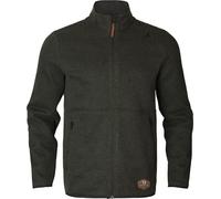 Härkila Metso Chaqueta de punto marrón - Cálida chaqueta de lana para la caza - Chaqueta de caza silenciosa de lana Actiwool transpirable, verde, XL