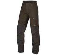 Härkila pantalones de caza repelentes al agua para hombre Asmund - Pantalones de puesto para cazadores - Pantalones silenciosos de acecho con tratamiento de cera, Color: Marrón, Talla: 50