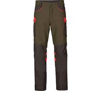 Härkila | Pantalones Pro Hunter Dog Keeper GTX | Ropa y Equipamiento de Caza Profesional | Calidad Escandinava Duradera | Willow Green/Naranja, 50