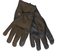 Härkila Wildboar Pro - Guantes de caza para hombre con palmas de piel y cortavientos Gore-Tex Infinium Windstopper® - Membrana - Guantes de tiro para caza, talla M