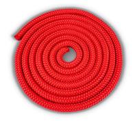 HAEST Cuerda de saltar para niños y adultos | Longitud 3,00 m | Rojo | Peso 120 g | Ideal para deporte escolar y clubes deportivos | Robusta y adaptable