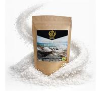 HAF Sales de baño de alta calidad del Mar Muerto de Jordania (1 bolsa de 500 g) - Sal marina pura natural gruesa para bienestar y alivio del estrés - Sal mineral para baño y cuidado corporal en