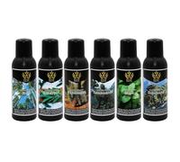 HAF Set de infusión para sauna "Bosque fresco" - 6 x 250 ml sauna de abedul, eucalipto, aguja de abeto, pino de montaña, menta, pino - Aroma de sauna con aceites esenciales naturales y sin aditivos