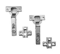 HAFELE 110 Grado Totalmente Solapado Bisagras Automática con Amortiguación Integrada Bisagra con Mecanismo de Suave Lento Cierre Automático para Puerta Mueble Armario de Cocina Juego de 2