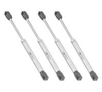 HAFELE 80 N pesado estrecho telescópico de sellado suave del gas amortiguador brazo pistón de gas gato neumático para muebles, pistones para puertas móviles cocina muelle de gas armario 4 piezas