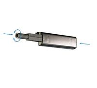 Hafele Cierre de acero de empuje para abrir, 50 mm