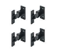HAFELE Keku AS Colgado Herraje para Embutir Rapid Placas y Bastidor Cuelgue de un Conector para Mueble Hasta 20 kg Marca de Alemania Plástico (4 Par)