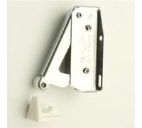 Hafele Montaje en puerta, cierre de resorte automático, para abrir puertas de armario, chapado en zinc