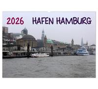 Hafen Hamburg 2026 (Wandkalender 2026 DIN A2 quer), CALVENDO Monatskalender: Der Hamburger Hafen im Alltag