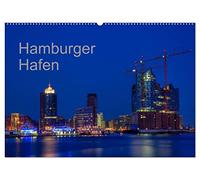 Hafen Hamburg (Wandkalender 2026 DIN A2 quer), CALVENDO Monatskalender: Bilder vom Hamburger Hafen während der vier Jahreszeiten