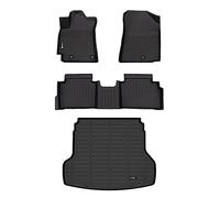 HAFIDI® Juego Completo de tapetes y Forro de Carga para Kia Forte 2019-2023, protección para Todo Tipo de Clima, TPE, Juego Completo de Accesorios para Revestimiento de Piso automotriz, Color Negro