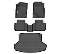 HAFIDI® Juego de alfombrillas y forro de carga para Honda Civic, Coupe y Sedan y Type R 2022-2024 (segunda fila con puerto USB, no para Hatchback), juego completo de alfombrillas de TPE para todo tipo