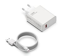 Hafiuege 120 W Cargador rápido USB C Compatible con Xiaomi 15T, 14T, 13, 12T Pro Lite, Cable rápido Turbo con Redmi Note 15, 14, 13, 12, 15C, 14C, Poco F7, F8 Ultra, X7