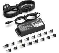 Hafiuege Universal 100W Cargador Portátil con 16 Conectores Incluido USB C | Compatible con Lenovo, MacBook,HP, DELL, ASUS, Acer, Samsung, Sony y Toshiba Adaptador de Corriente